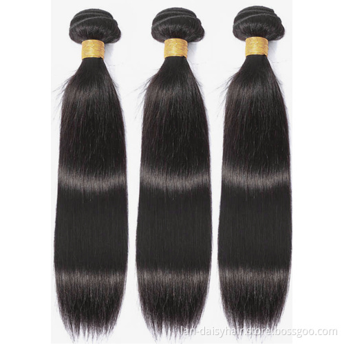 Wholesale Super Double Drawn Hair Bone Burmese Silky Straight Wave Raw Virgin Remy Burma Myanmar Hair Bundles